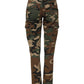 Multicolor Camouflage Cargo Pants