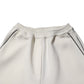 White Viscose Wide Leg Pull On Pants