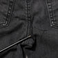 Black Cotton Low Waist Skinny Denim Jeans