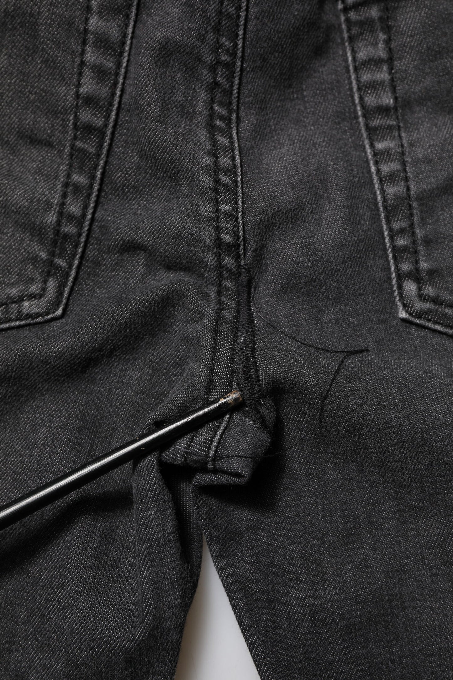 Black Cotton Low Waist Skinny Denim Jeans