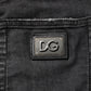 Black Cotton Low Waist Skinny Denim Jeans
