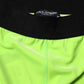 Green Nylon Slim Fit Leggings Pants