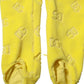 Yellow Logo Slim Fit Leggings Pants