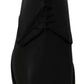 Elegant Black Leather Derby Dress Shoes