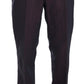 Elegant Purple Linen-Cotton Blend Suit