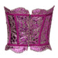 Pink Bustier Sleeveless Corset Blouse Top