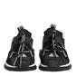 Black White Logo Sorrento Sneakers Shoes