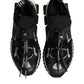 Black White Logo Sorrento Sneakers Shoes
