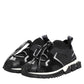 Black White Logo Sorrento Sneakers Shoes