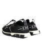 Black White Logo Sorrento Sneakers Shoes