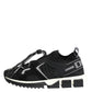 Black White Logo Sorrento Sneakers Shoes