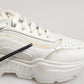 White DAYMASTER Calf Leather Sneakers Shoes