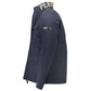 Blue Polyester Men's Jacket