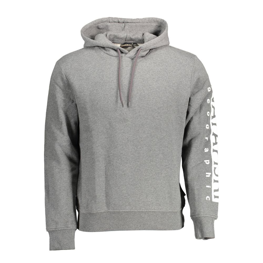 Gray Cotton Men Sweater