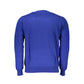Blue Cotton Men's Sweater