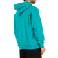 Green Cotton Men Hoodie