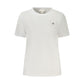White Cotton Women T-Shirt