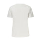 White Cotton Women T-Shirt