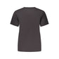 Black Cotton Women T-Shirt