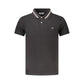 Black Cotton Polo Shirt