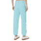 Blue Cotton Women Sweatpant