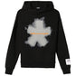 Black Cotton Men Hoodie