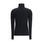 Black Fleece Wool Turtleneck