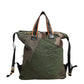 Military Green Patchwork Rucksack Backpack Bag