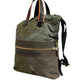 Military Green Patchwork Rucksack Backpack Bag