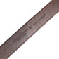 Brown Classic Silver Metal Logo Buckle Belt