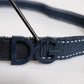 Blue White Cotton DG Logo Metal Buckle Belt