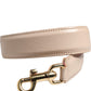 Beige Pink Leather Handbag Accessory Shoulder Strap