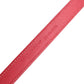 Red Leather Square Metal Buckle Cintura Belt