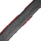 Red Viscose Silver DG Logo Metal Buckle Belt
