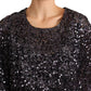 Sequined Shift Midi Dress – Timeless Elegance