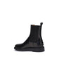 Black Calf Leather Bos Taurus Chelsea Boots