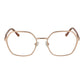Gold Women Glasses Frame