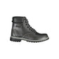 Black Polyurethane Women Ankle Boot