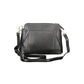 Black Polyurethane Shoulder Bag