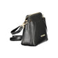 Black Polyurethane Shoulder Bag