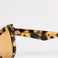Black Yellow Havana Leopard Square Shades Sunglasses