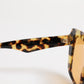 Black Yellow Havana Leopard Square Shades Sunglasses
