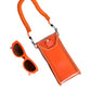 Orange Reborn To Live Oval Frame Logo Eyewear Sunglasses