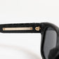 Black Leather Frame DG4177 Tinted Lens Sunglasses