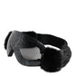 Black Bi0759 Lace Mirrored Ski Goggles Mask Sunglasses