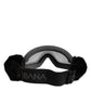 Black Bi0759 Lace Mirrored Ski Goggles Mask Sunglasses