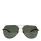 Black 18K Gold Plated Polarized Steel DG2133K Sunglasses