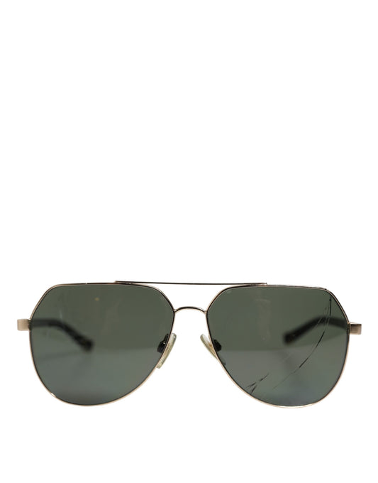 Black 18K Gold Plated Polarized Steel DG2133K Sunglasses