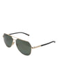 Black 18K Gold Plated Polarized Steel DG2133K Sunglasses