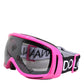 Fuchsia Pink Logo Ski Goggles DG6182 Mask Sunglasses